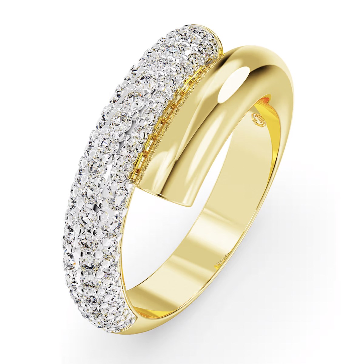 Bague Swarovski Dextera dorée T58 - vue 3