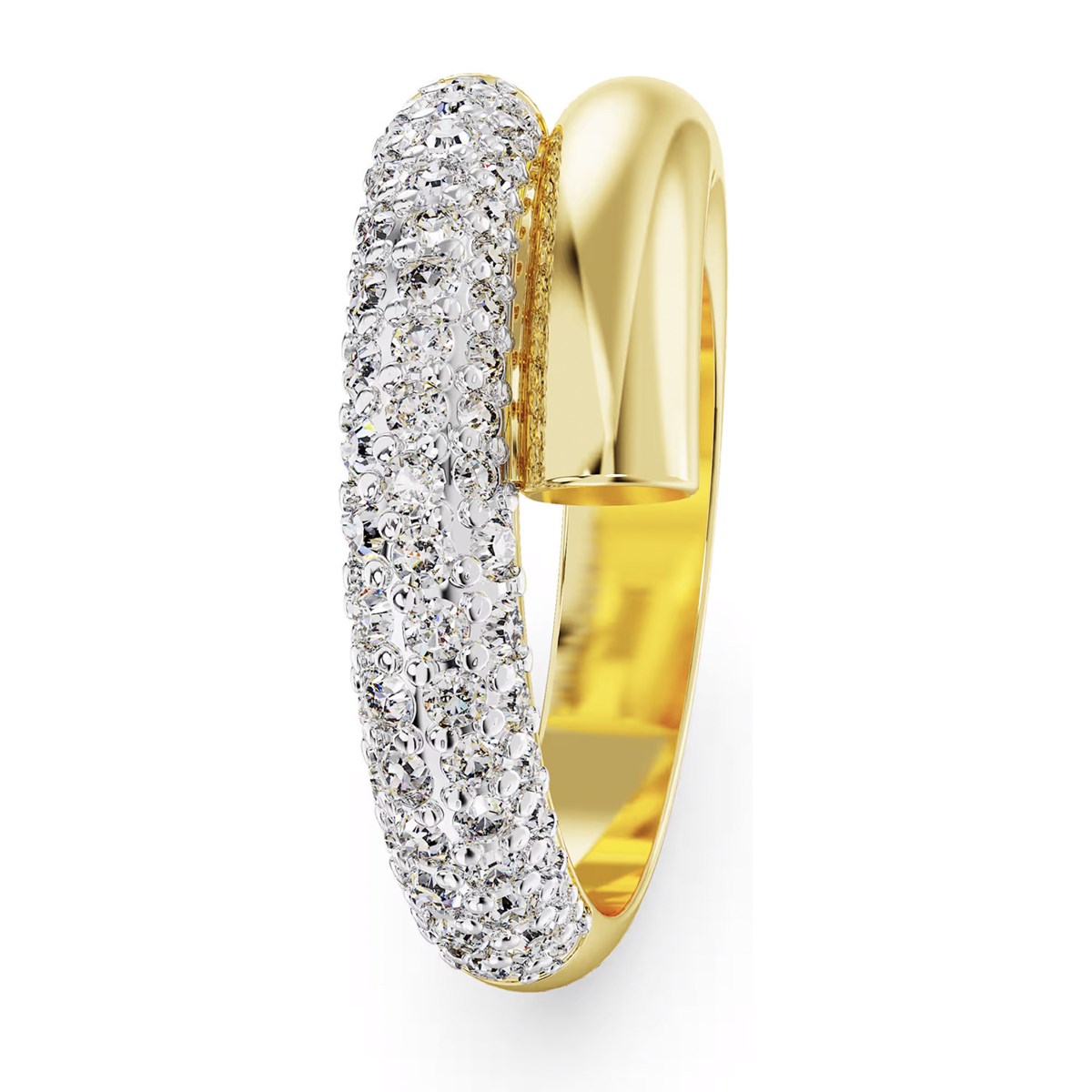 Bague Swarovski Dextera dorée T58 - vue 4