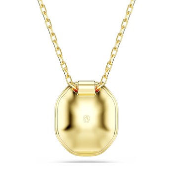 Collier Swarovski Chroma vert et doré