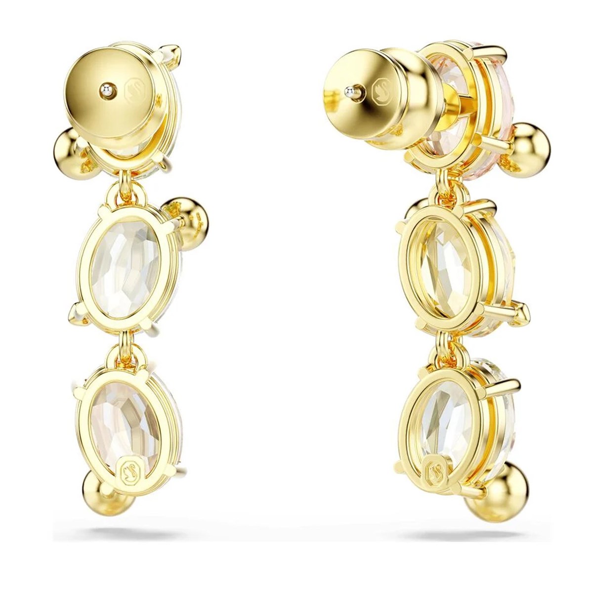 Boucles d'oreilles Swarovski Gema multicolores - vue 3