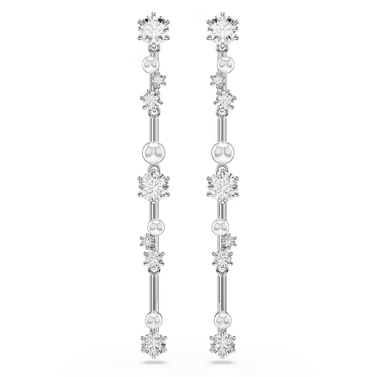 Boucles d'oreilles pendantes Swarovski_x000D_
Constella argenté