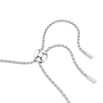 Bracelet Swarovski Matrix double rang argenté