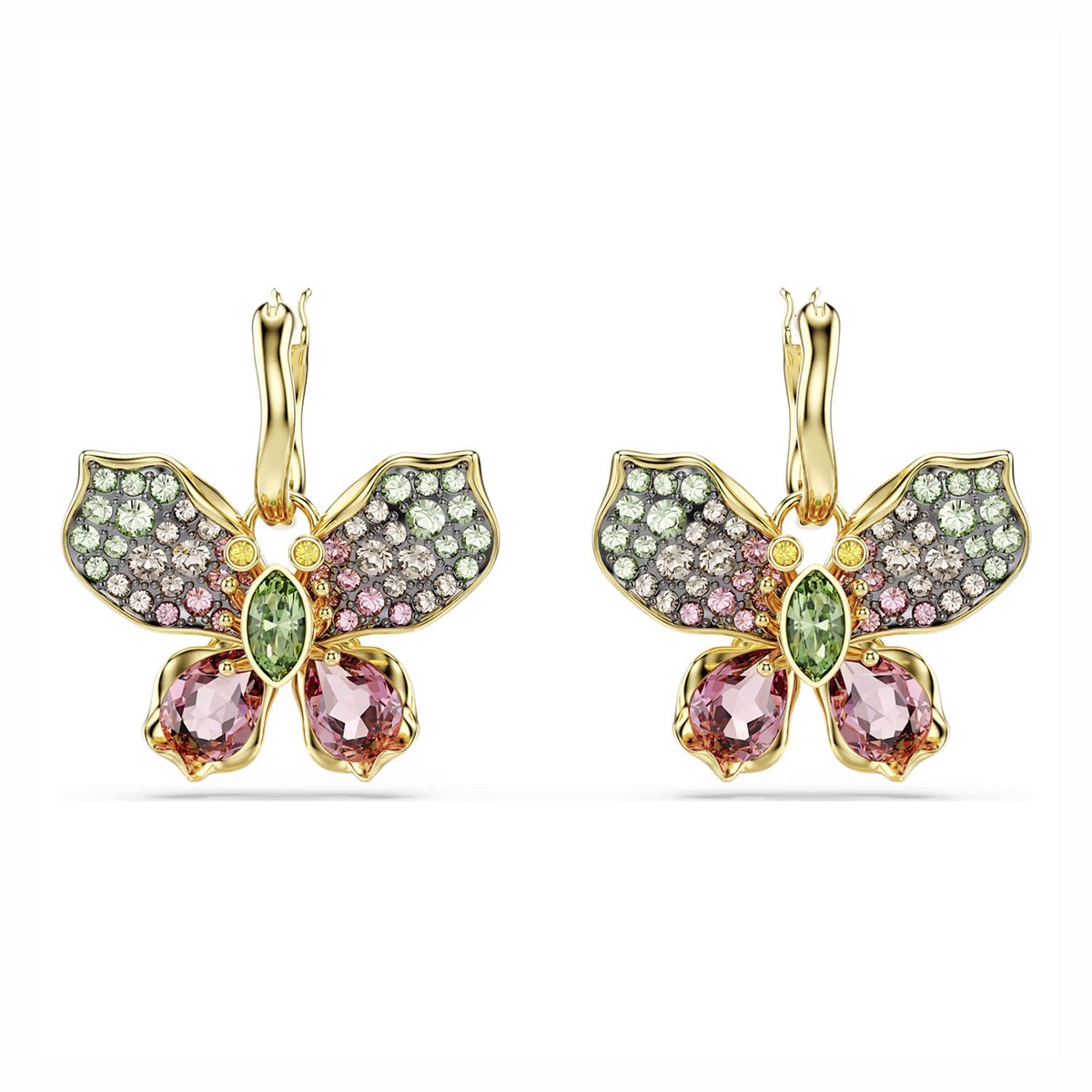 Boucles d'oreilles Swarovski Idyllia papillon - vue 3