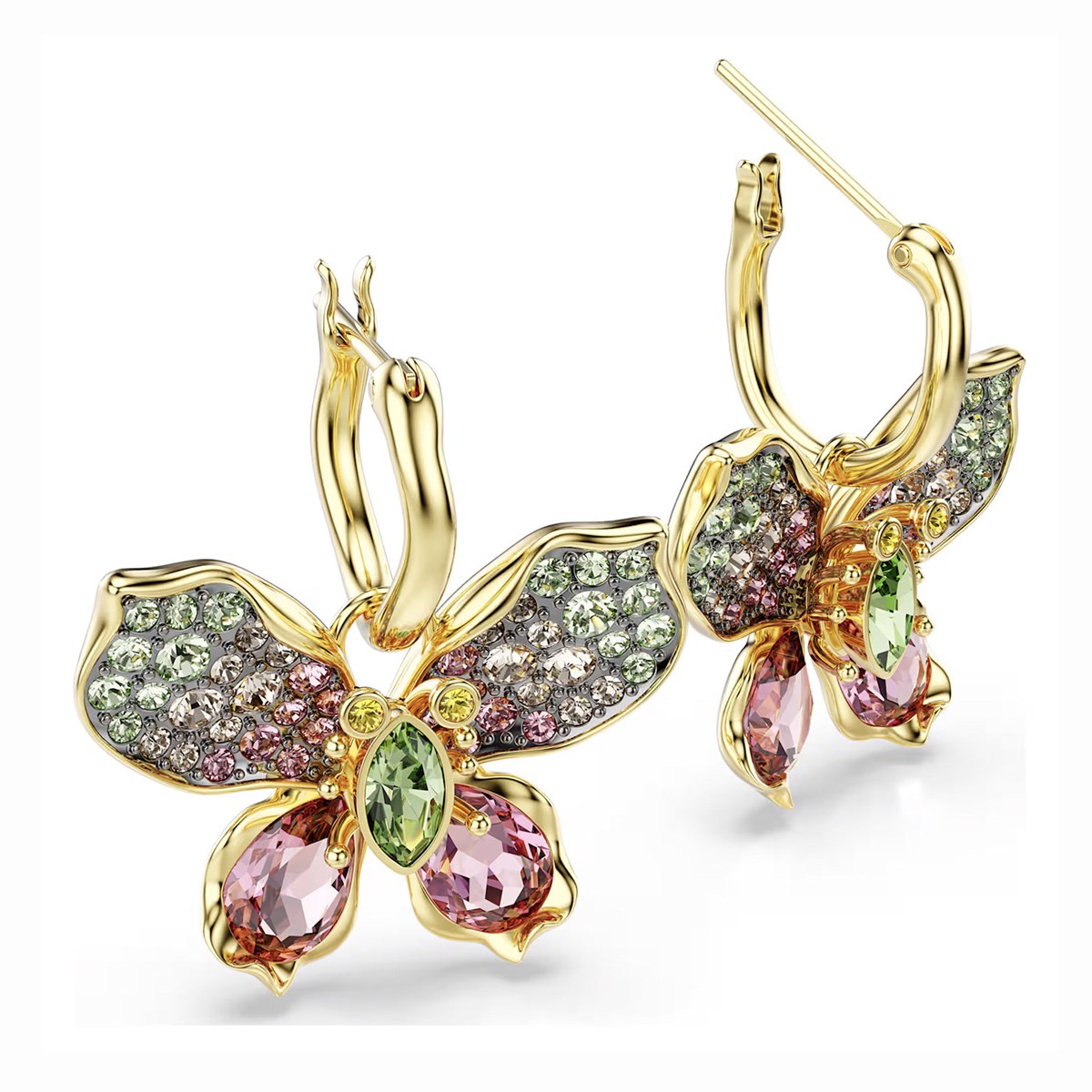 Boucles d'oreilles Swarovski Idyllia papillon - vue 4