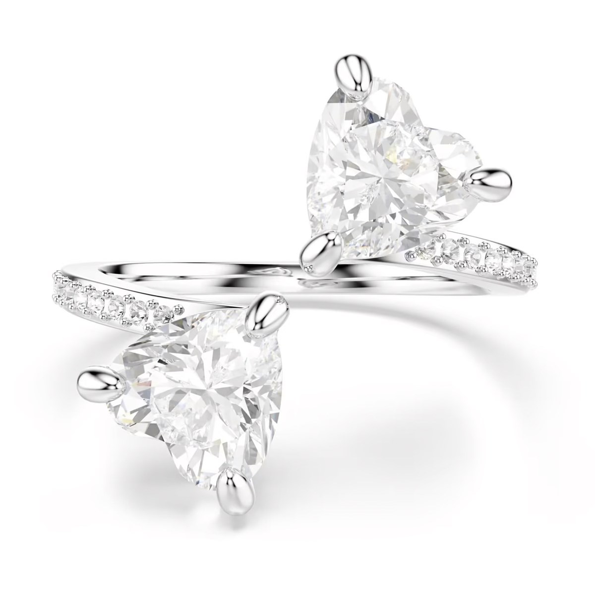 Bague Swarovski Mesmera argenté coeurs_x000D_
T55