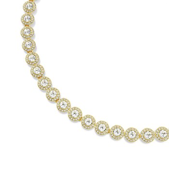 Collier Swarovski Una Angelic doré