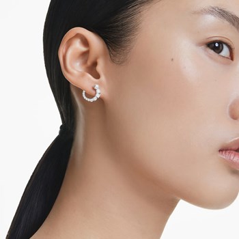 Boucles d'oreilles Swarovski Matrix perle de cristal