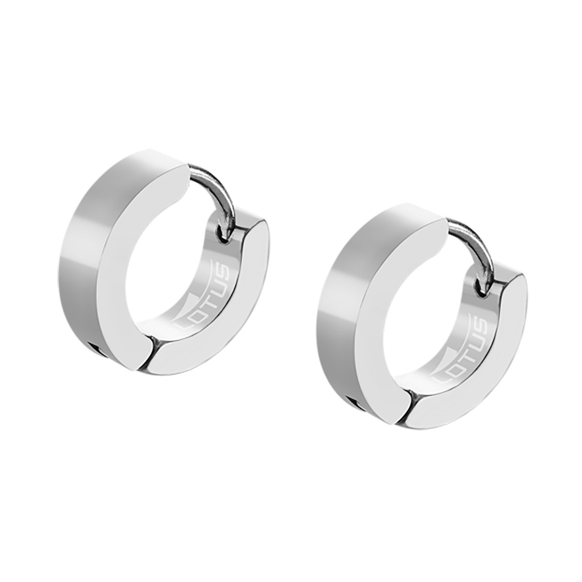 Boucles d'oreilles créoles homme Lotus Style