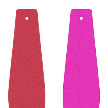 Cuir manchettes évasées Les Georgettes 30 mm
Rose Intense / Fushia Métallisé