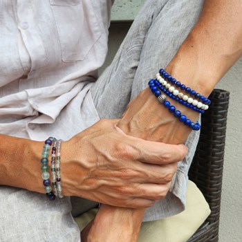 Bracelet Fluorite multicolore homme femme