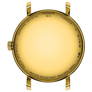 Montre femme Tissot Everytime acier milanais doré