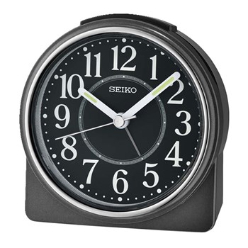 Réveil Seiko plastique noir