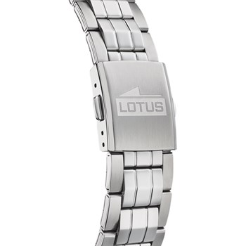 Montre Lotus classique acier cadran noir