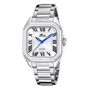 Montre femme Lotus carré acier