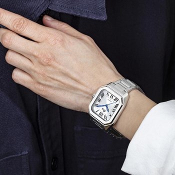 Montre femme Lotus carré acier