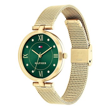 Montre femme Tommy Hilfiger ELLA
acier doré maille milanaise