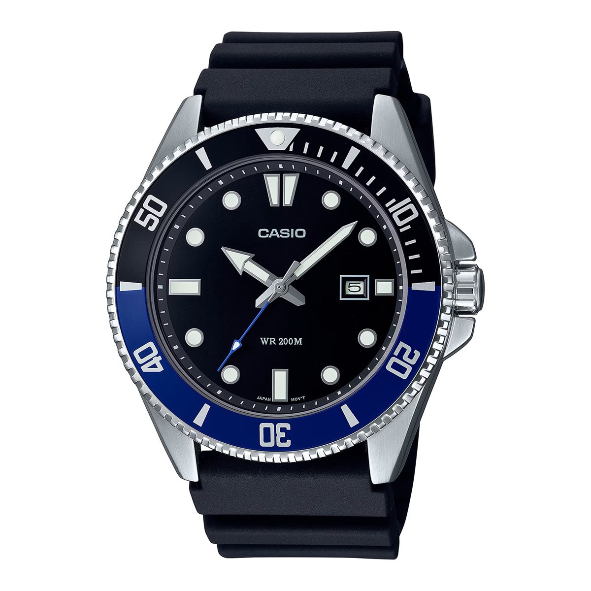 Montre Casio résine noire
