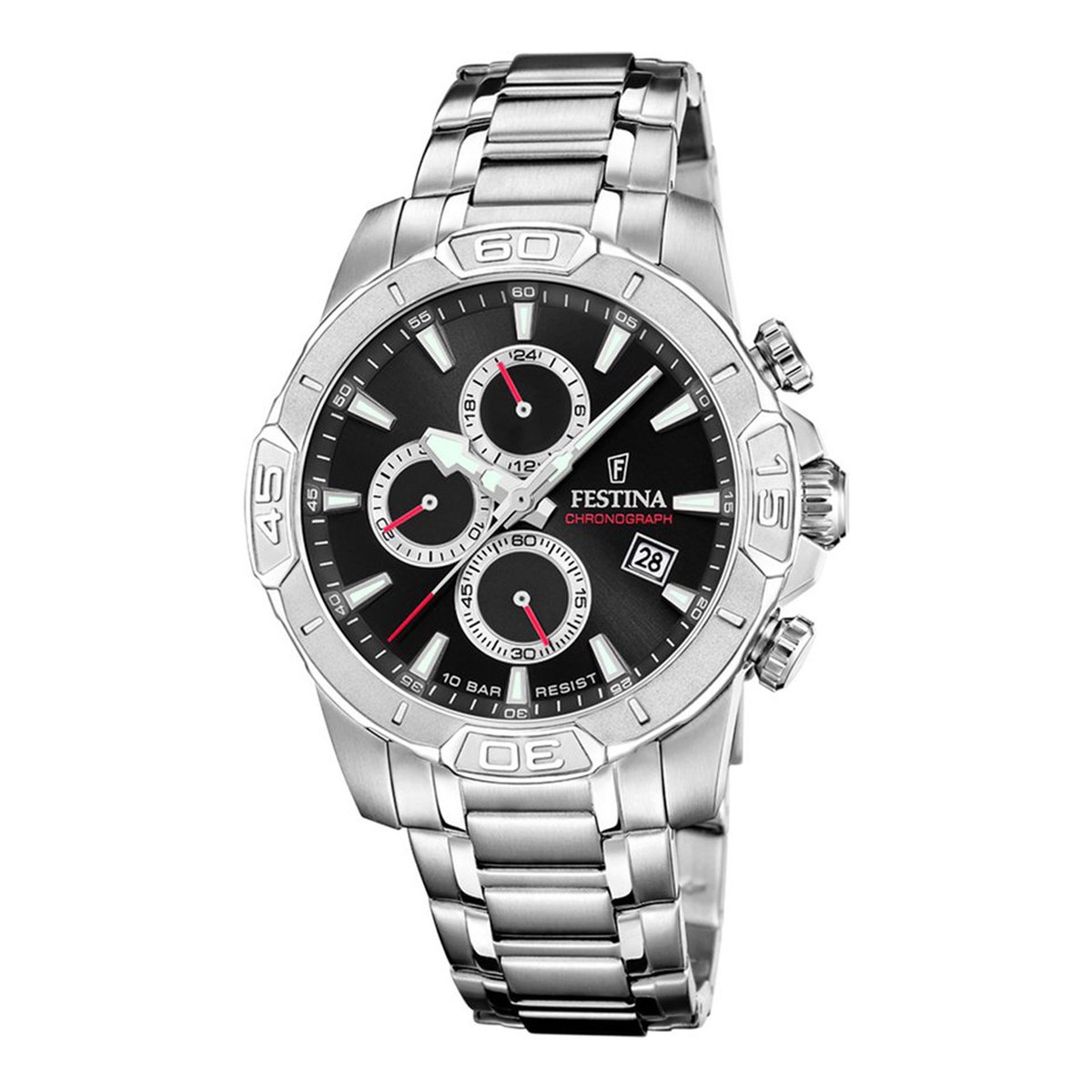 Montre Festina acier chrono