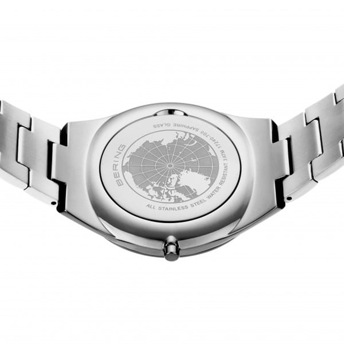 Montre Bering ultra slim acier cadran vert - vue 2
