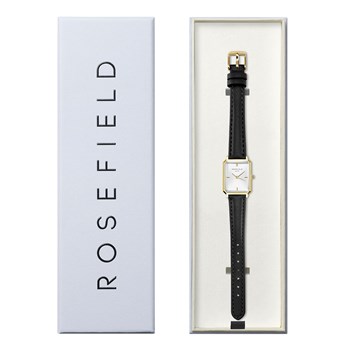 Montre femme Rosefield Octagon XS cuir noir