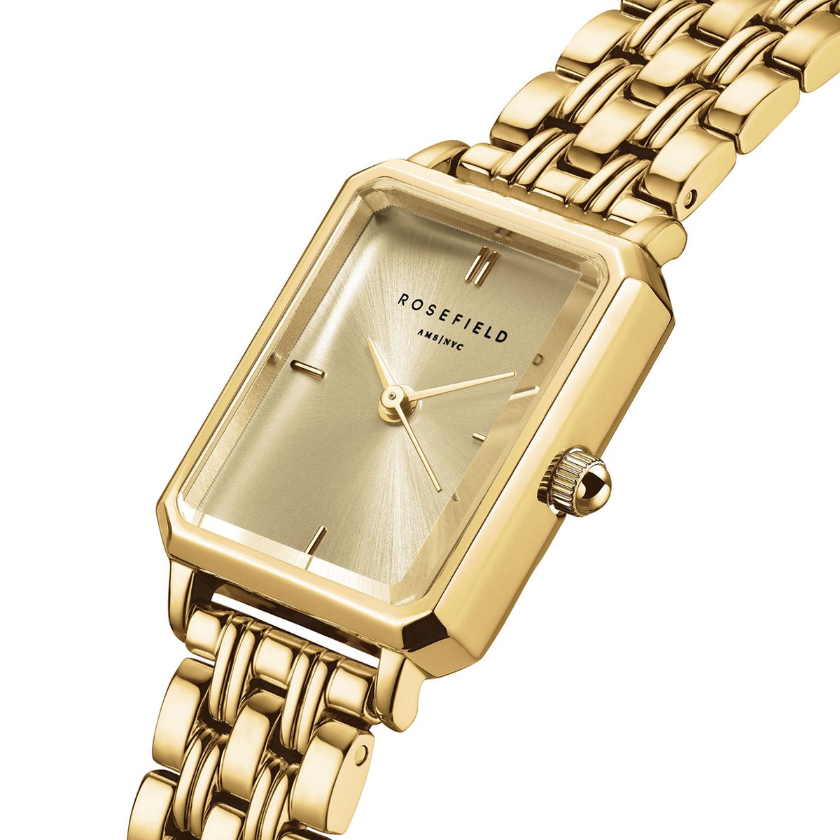Montre femme Rosefield Octagon XS champagne - vue 3