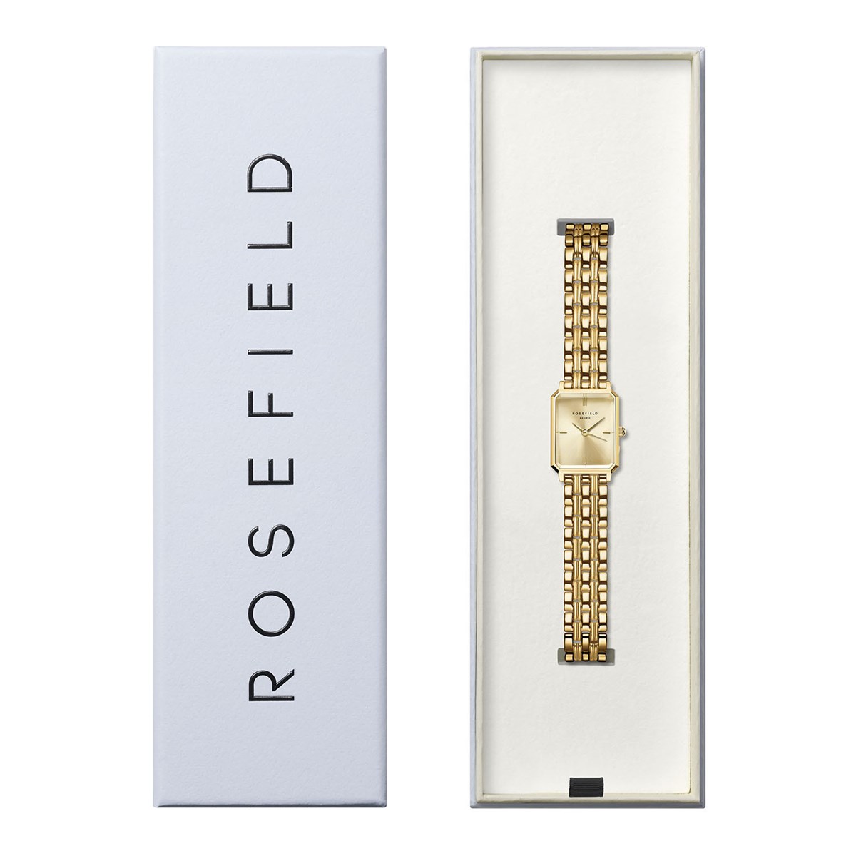 Montre femme Rosefield Octagon XS champagne - vue 4