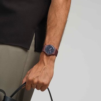 Montre Swatch Burgundy Berry