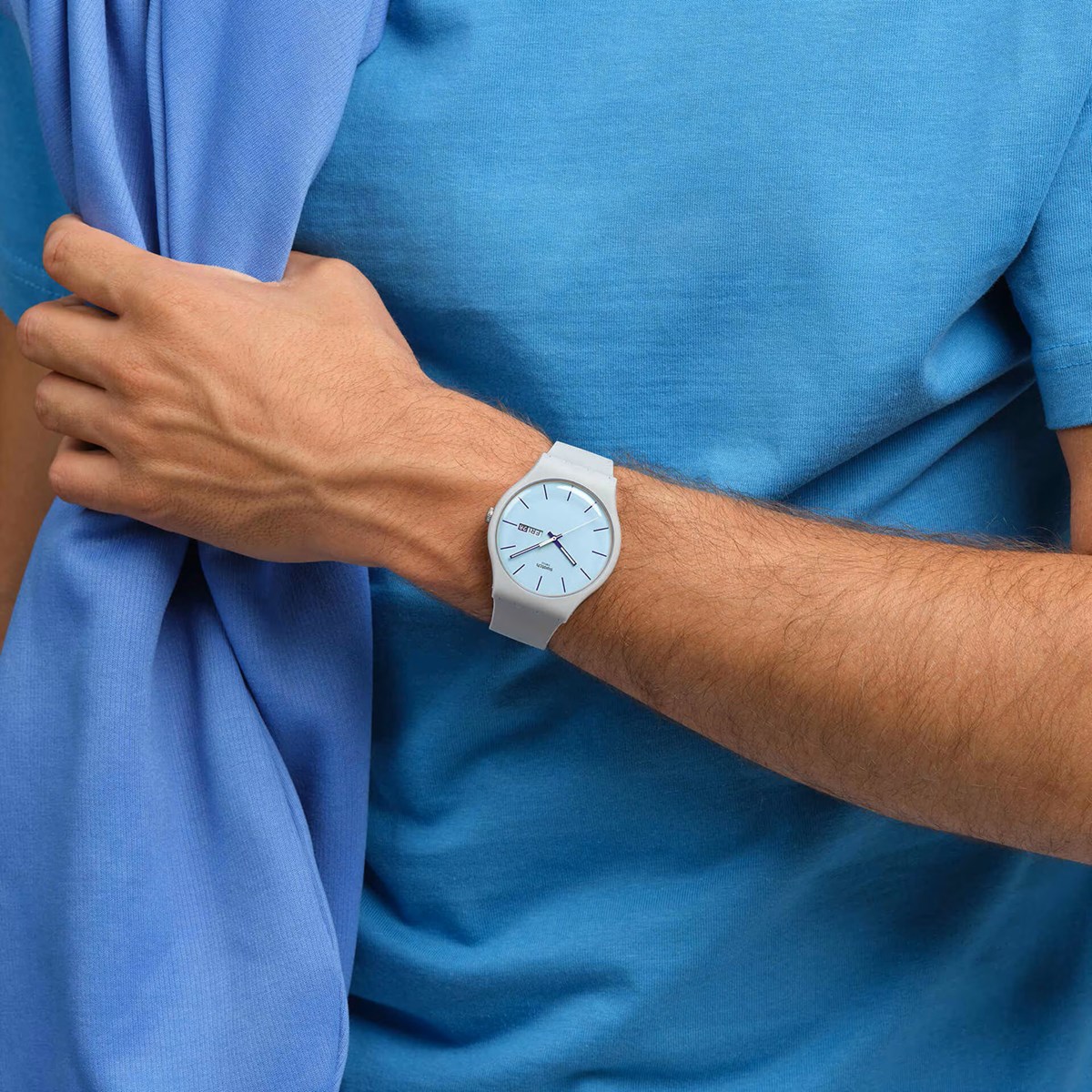 Montre Swatch Blueberry Sky - vue 2
