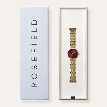 Montre femme Rosefield Small Edit Bordeaux