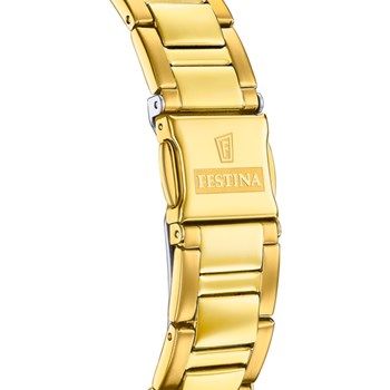 Montre femme Festina rainbow verte acier doré