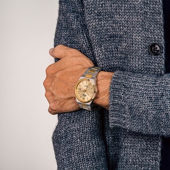 Montre Lotus acier bicolore
