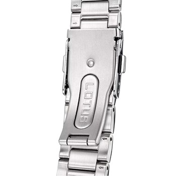 Montre Lotus automatique acier cadran bleu pétrole