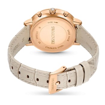 Montre Swarovski Chrono taupe