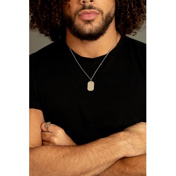 Jaxon single-pattern necklace in 316L steel