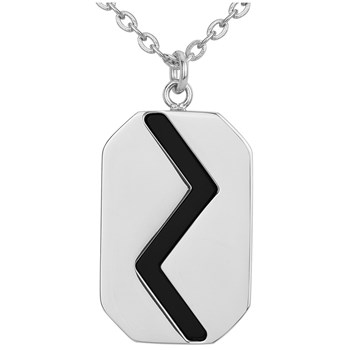 Jaxon single-pattern necklace in 316L steel