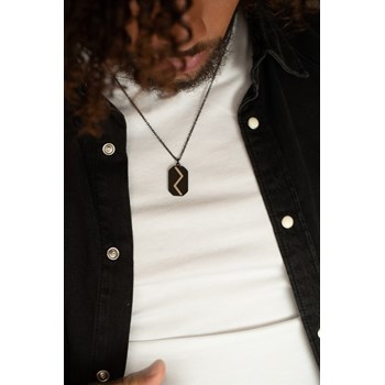 Jaxon single-pattern necklace in 316L steel