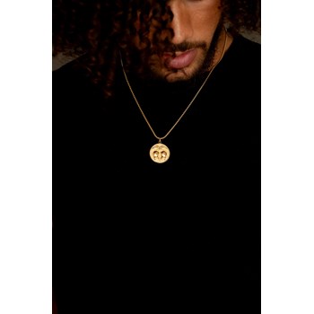 Collier mono-motif Logan en Acier 316L