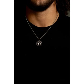 Collier mono-motif Logan en Acier 316L
