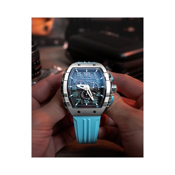 Montre homme - Mouvement japonais meca-quartz chronographe