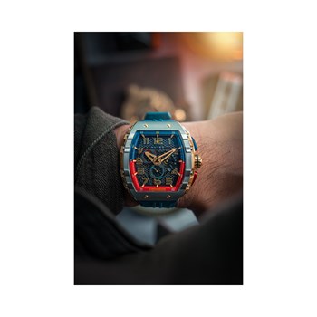 Montre homme - Mouvement japonais meca-quartz chronographe