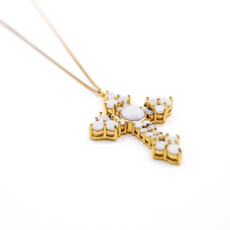 Collier long croix - EVE