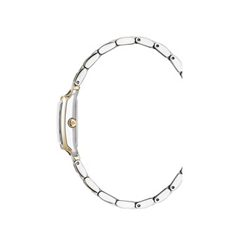 Montre femme - Mouvement quartz suisse 2 aiguilles - Bracelet argent or