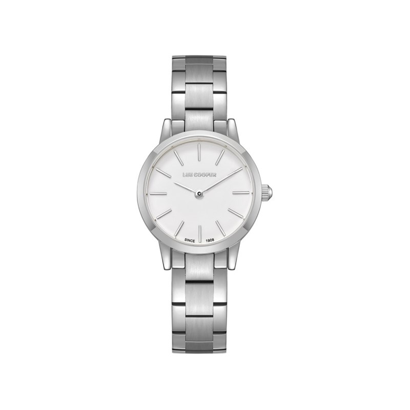 MARGARET - Montre Femme - Analogique Mouvement 2 aiguilles - Boitier rond en métal - Bracelet en métal - Cadran blanc