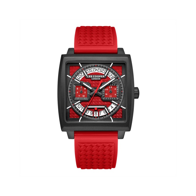 ELTON - Montre Homme - Analogique - Bracelet rouge