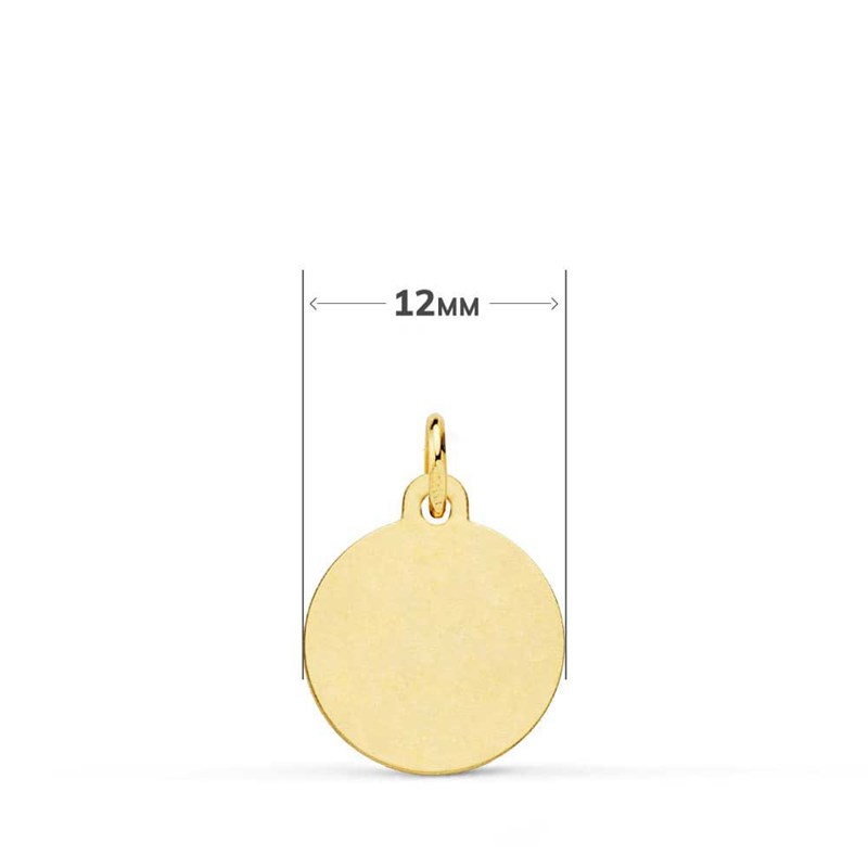 Médaille Or 18 Carats 750 Jaune Saint Christophe 12mm - Chaîne et Gravure Offertes - vue 4