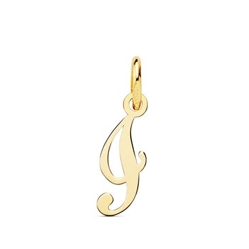 Pendentif Lettre 'I' Or 750 Jaune - Chaine Offerte