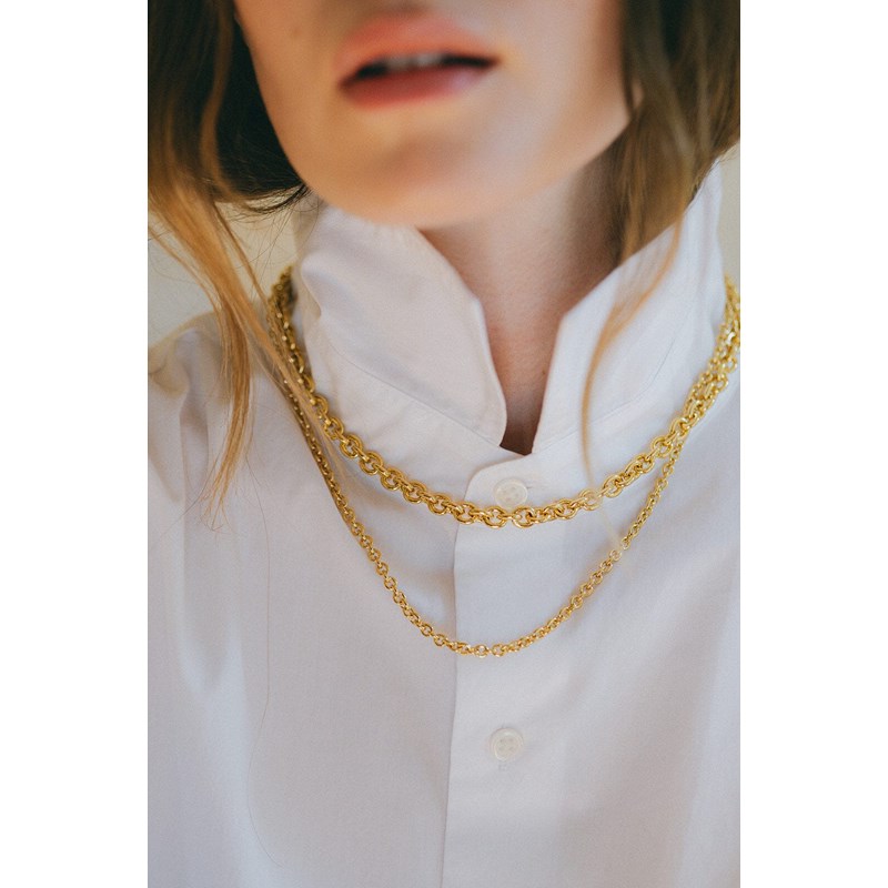 collier doré à l'or fin - GASTON - vue 2