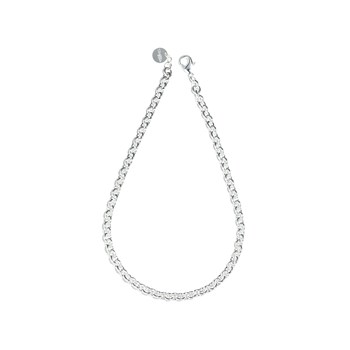 maxi collier plaqué argent - GASTON