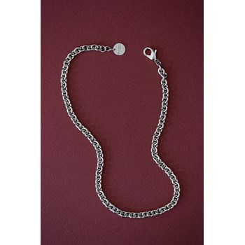maxi collier plaqué argent - GASTON