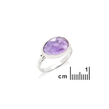Bague améthyste, Argent 925